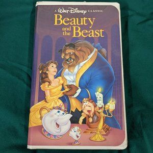 Beauty and The Beast (VHS, 1992, Black Diamond Classic) Clamshell Case
